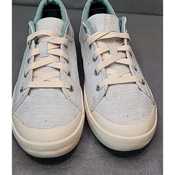 Teva Freewheel Washed Canvas Sneakers, Women's Size 9.5 Blue Natural - Picture 3 of 9